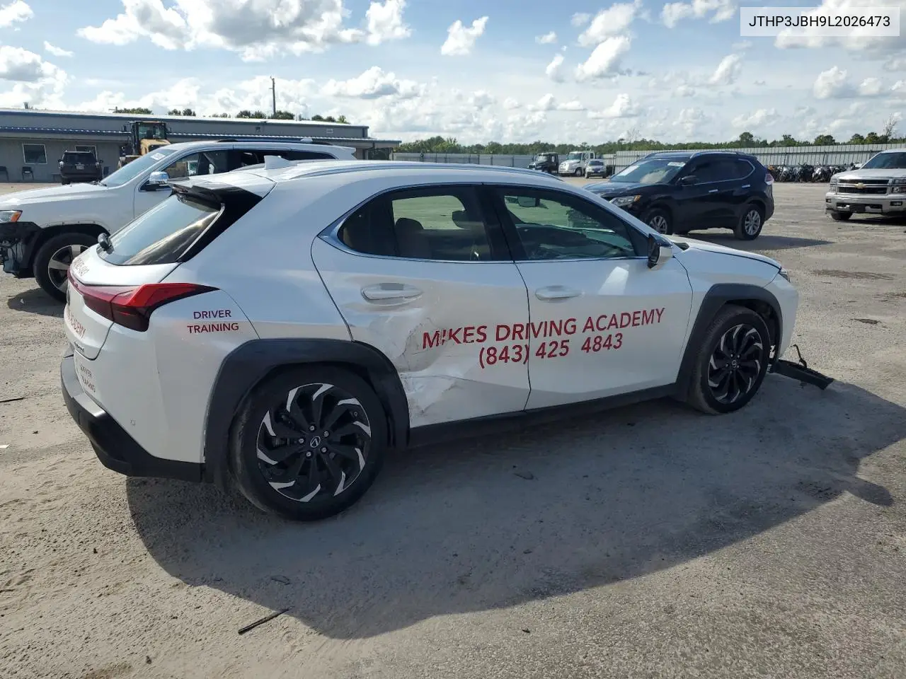 2020 Lexus Ux 200 VIN: JTHP3JBH9L2026473 Lot: 61216655