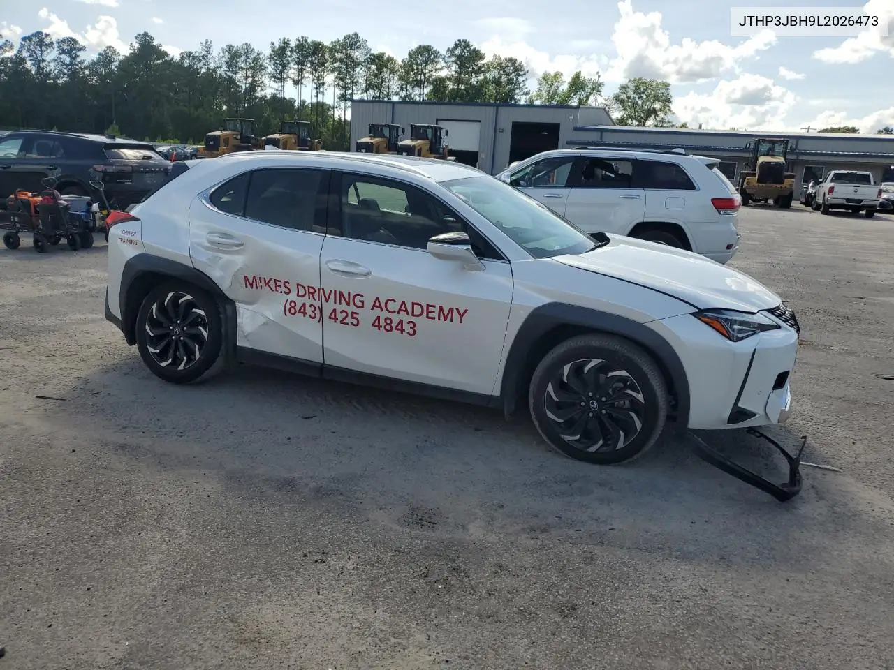 2020 Lexus Ux 200 VIN: JTHP3JBH9L2026473 Lot: 61216655