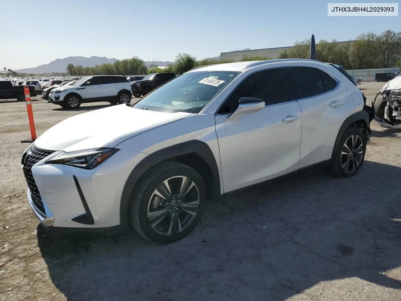 2020 Lexus Ux 200 VIN: JTHX3JBH4L2029393 Lot: 61468125