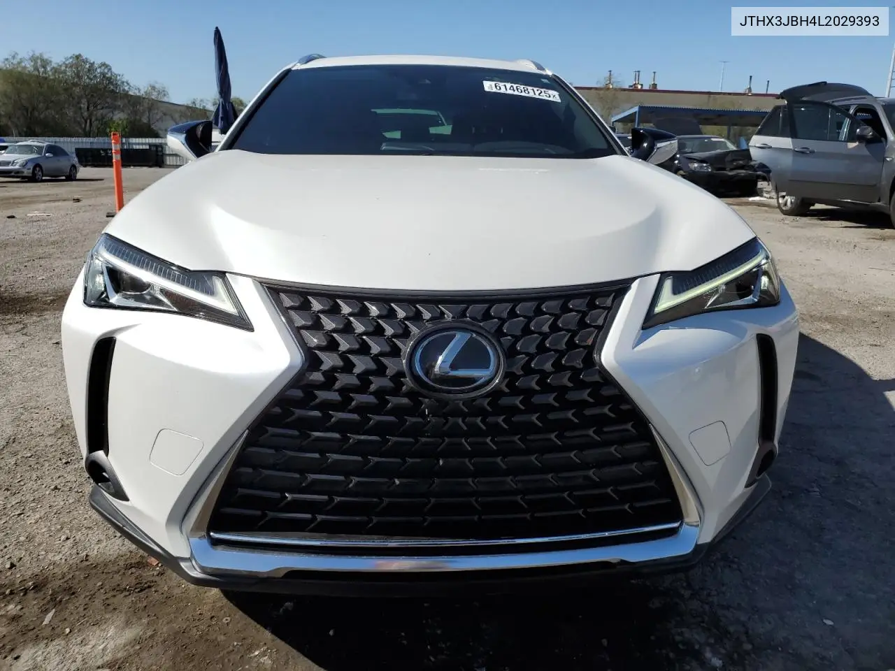 2020 Lexus Ux 200 VIN: JTHX3JBH4L2029393 Lot: 61468125