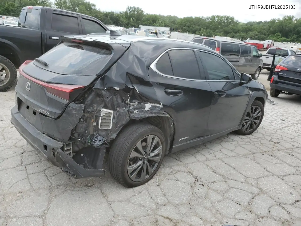 2020 Lexus Ux 250H VIN: JTHR9JBH7L2025183 Lot: 61575105