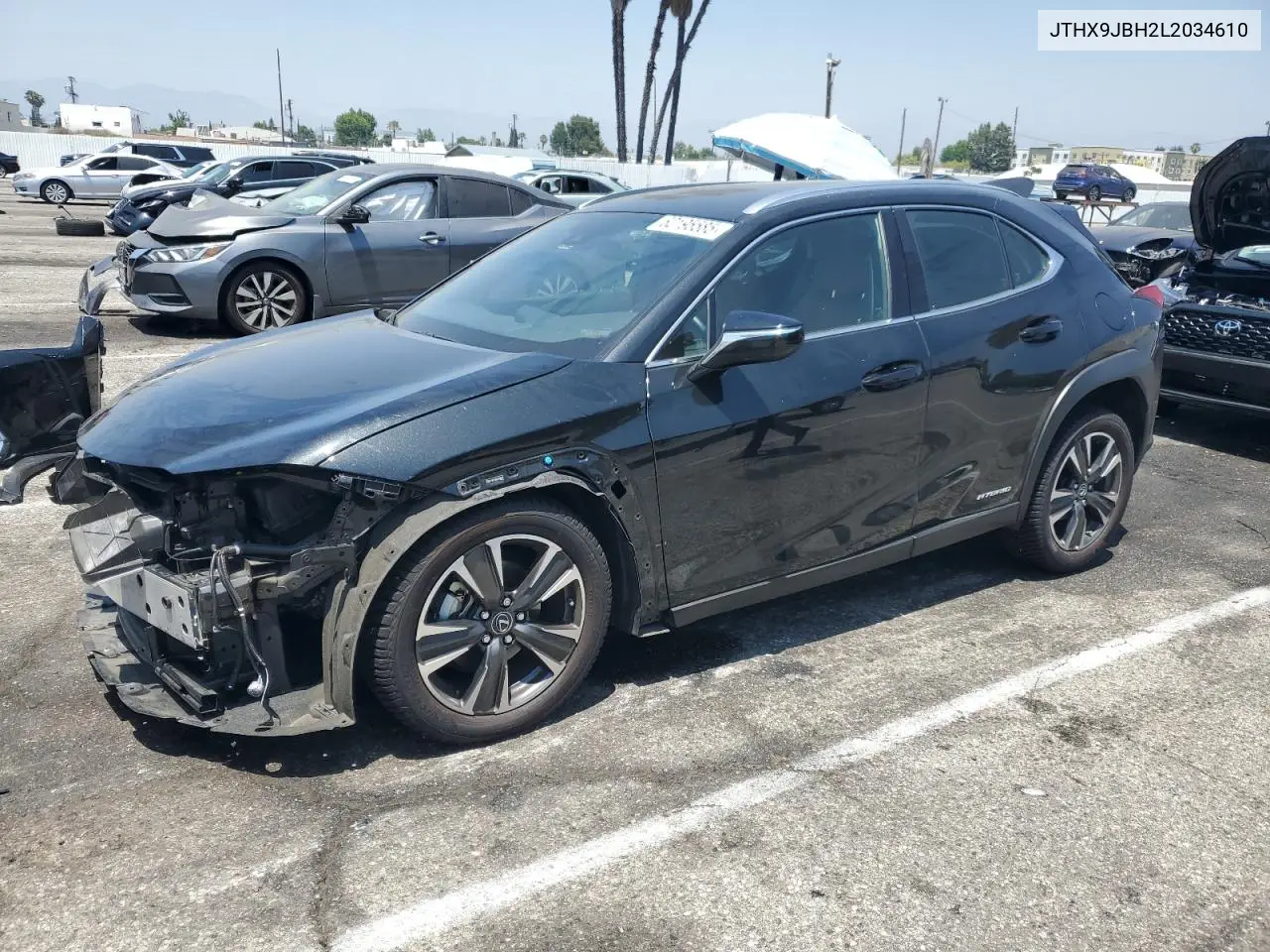 2020 Lexus Ux 250H VIN: JTHX9JBH2L2034610 Lot: 62195585