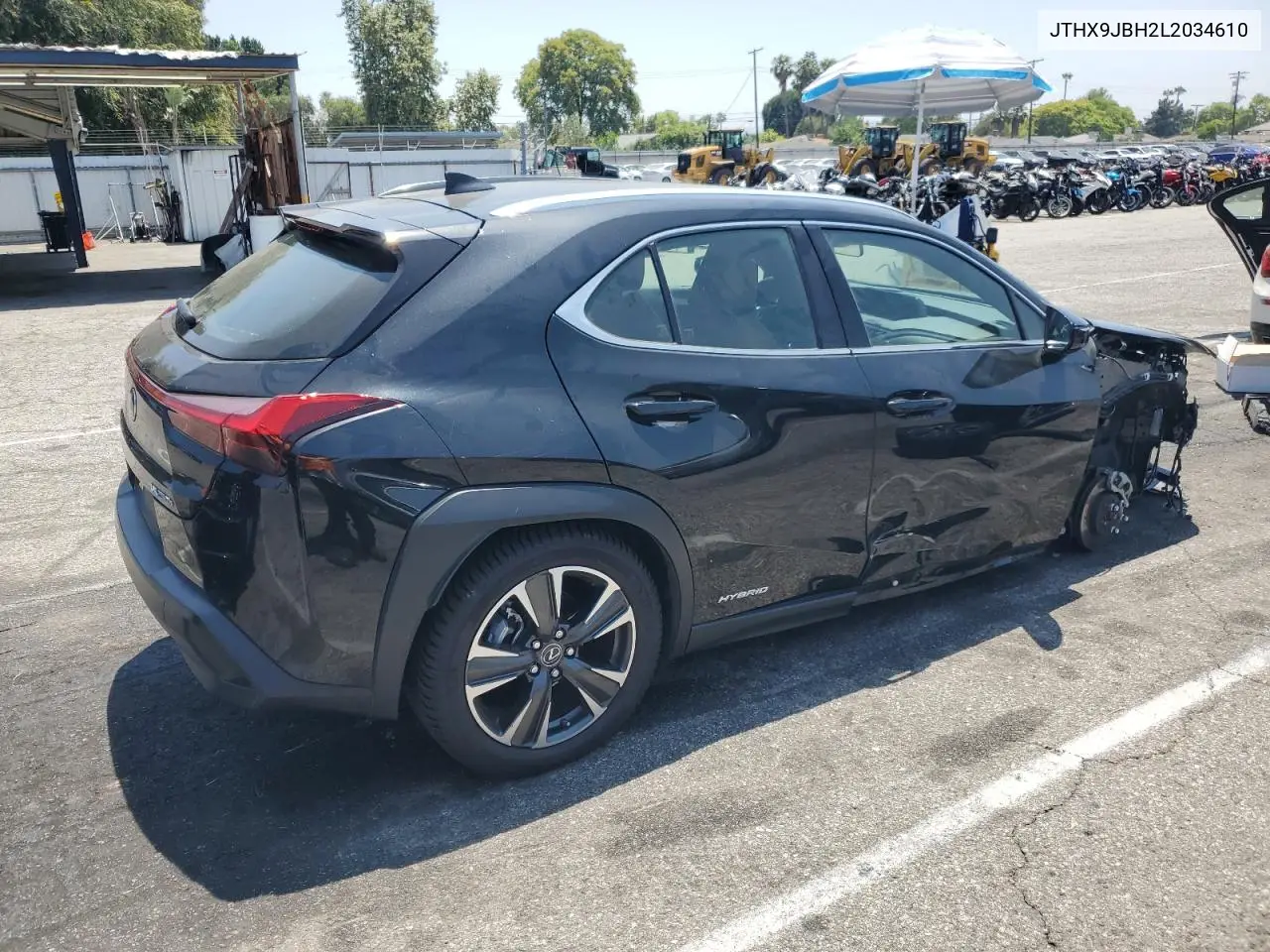 2020 Lexus Ux 250H VIN: JTHX9JBH2L2034610 Lot: 62195585