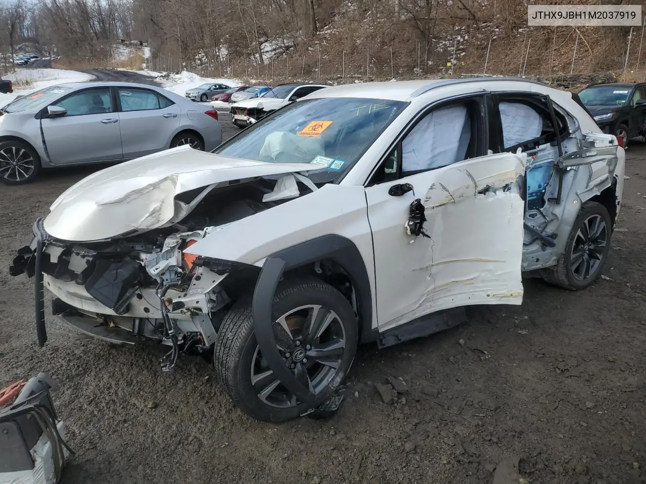 2021 Lexus Ux 250H VIN: JTHX9JBH1M2037919 Lot: 46970385
