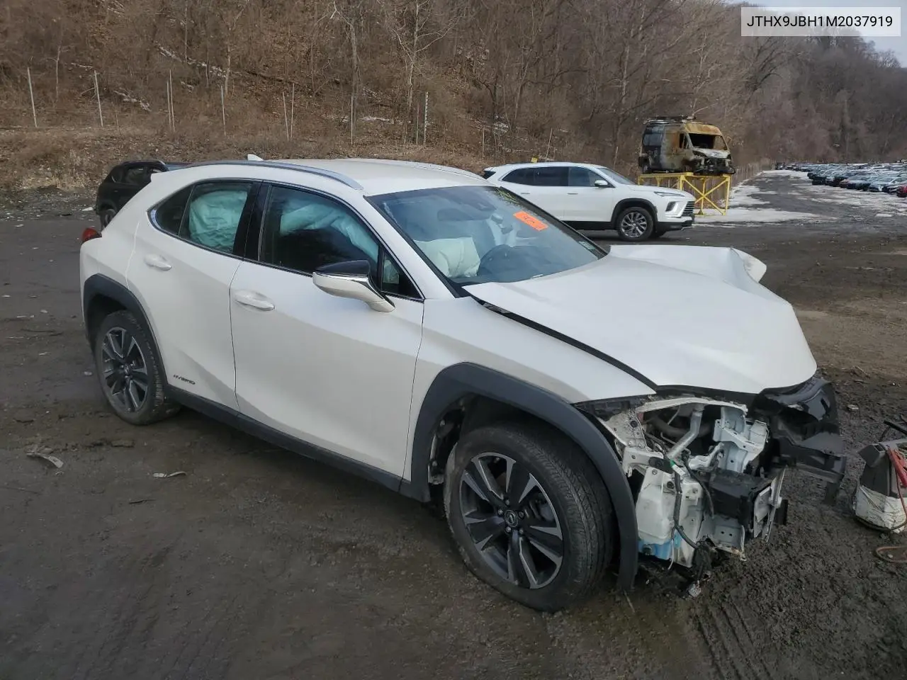 2021 Lexus Ux 250H VIN: JTHX9JBH1M2037919 Lot: 46970385