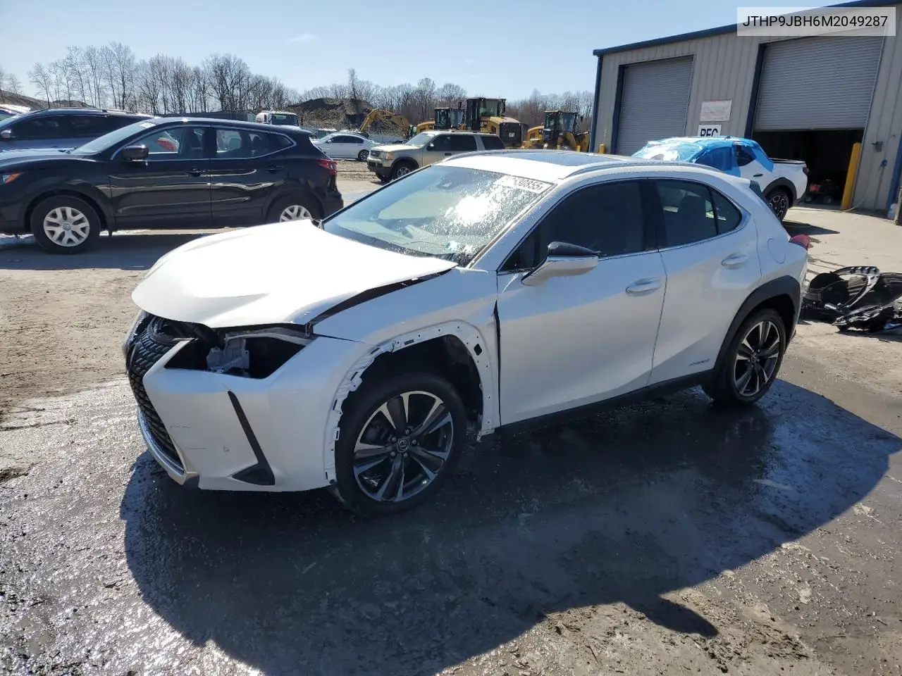 2021 Lexus Ux 250H VIN: JTHP9JBH6M2049287 Lot: 52530855