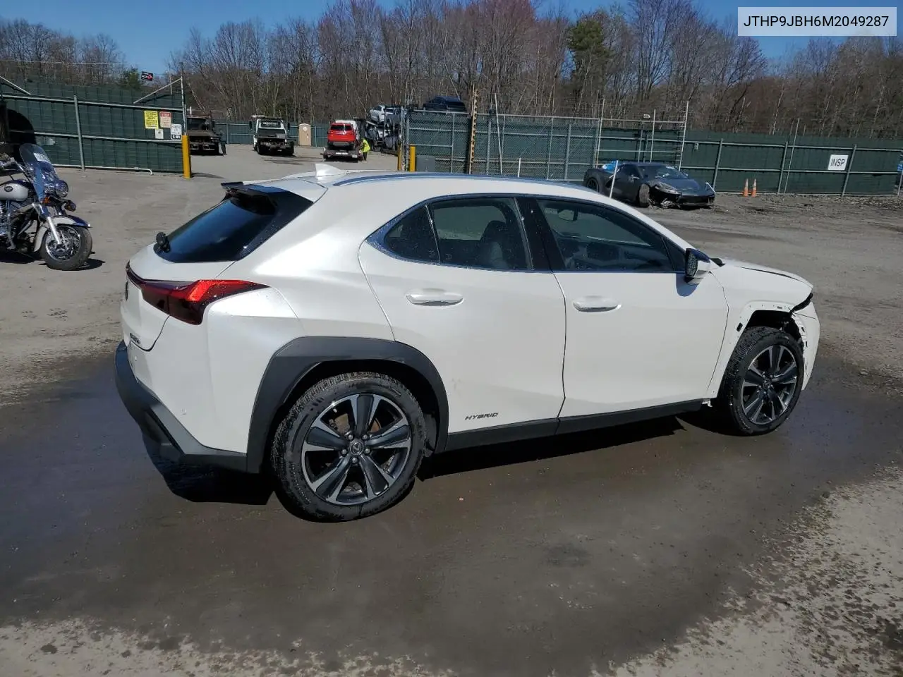2021 Lexus Ux 250H VIN: JTHP9JBH6M2049287 Lot: 52530855