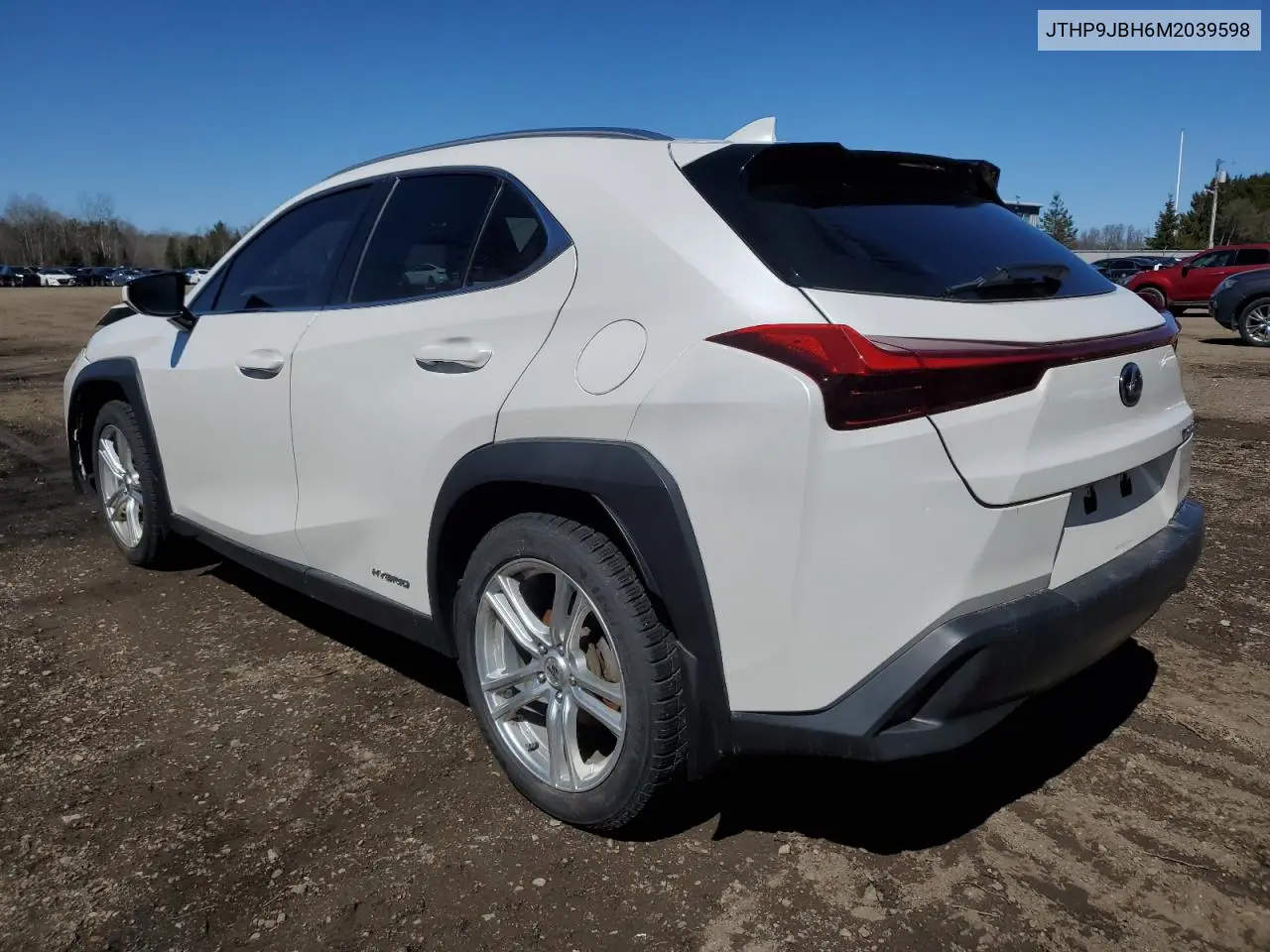 2021 Lexus Ux 250H VIN: JTHP9JBH6M2039598 Lot: 53758085