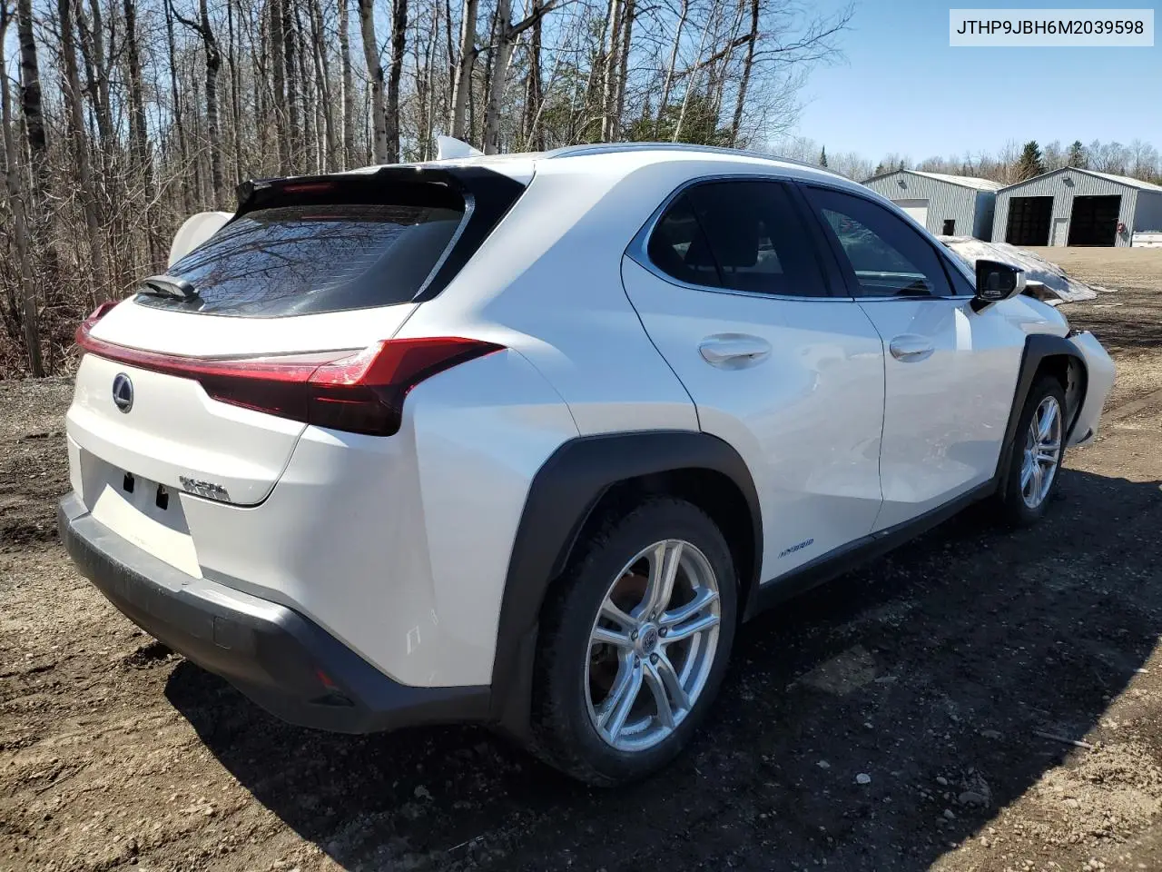 2021 Lexus Ux 250H VIN: JTHP9JBH6M2039598 Lot: 53758085