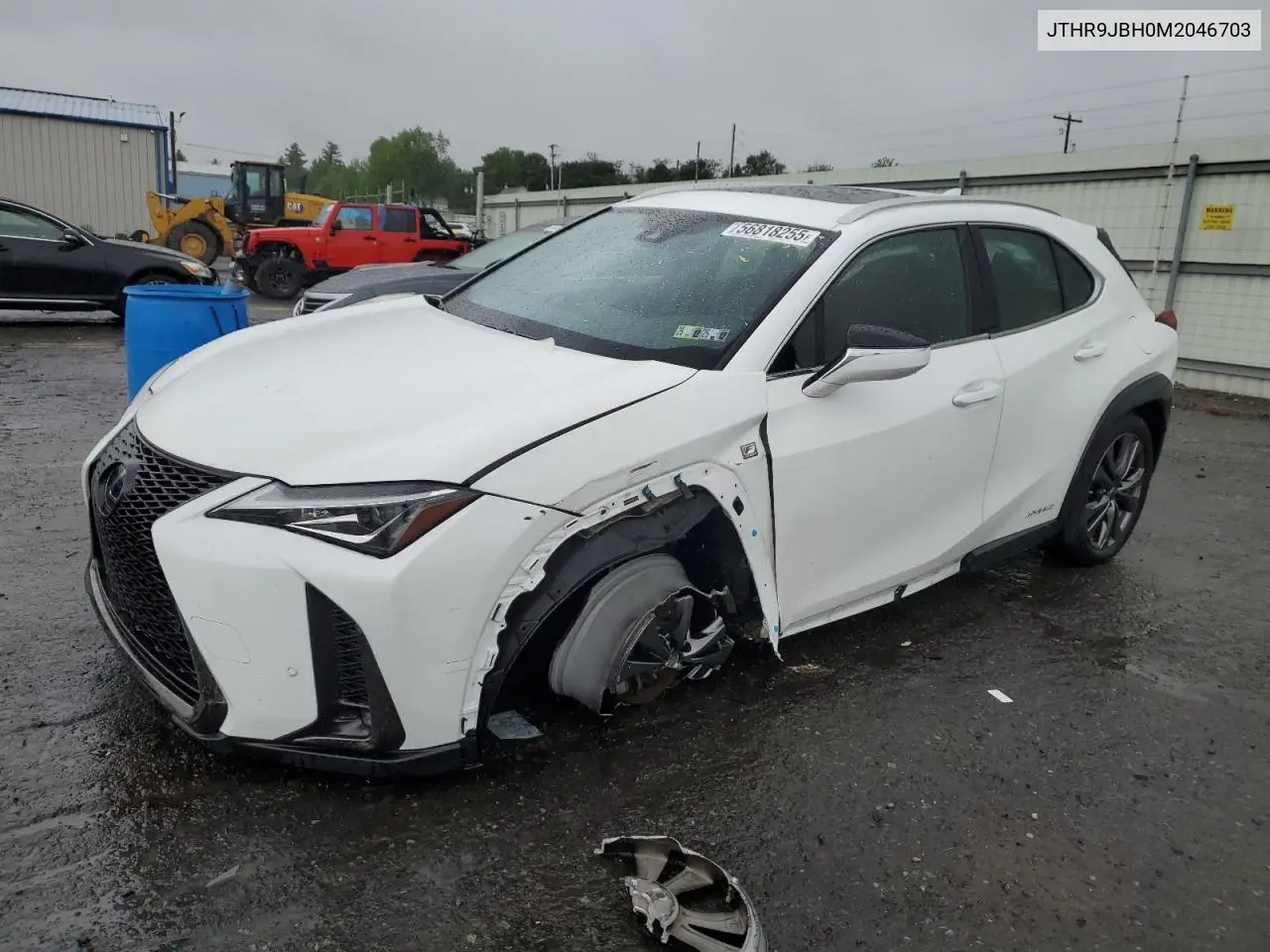 2021 Lexus Ux 250H VIN: JTHR9JBH0M2046703 Lot: 56818255