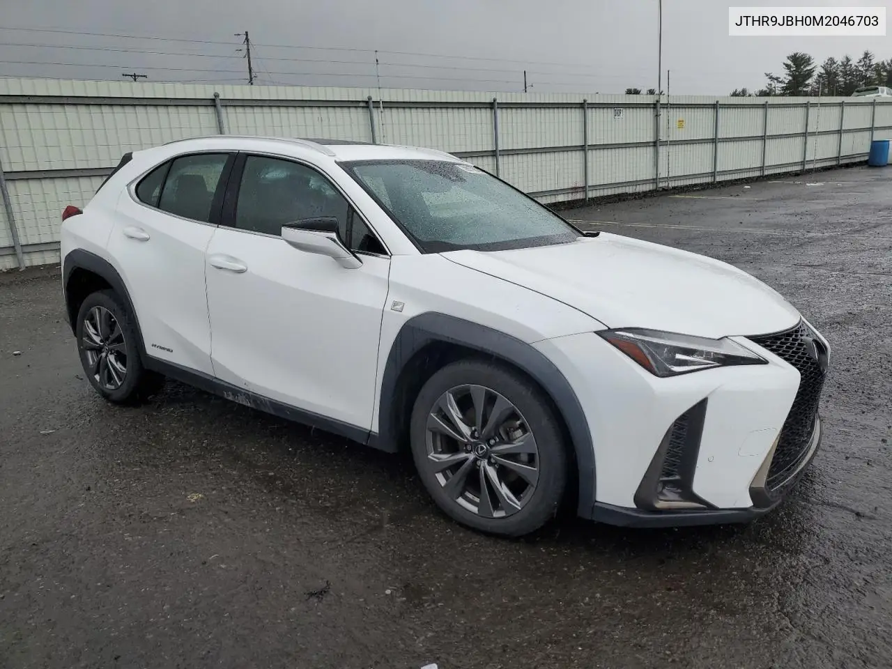 2021 Lexus Ux 250H VIN: JTHR9JBH0M2046703 Lot: 56818255