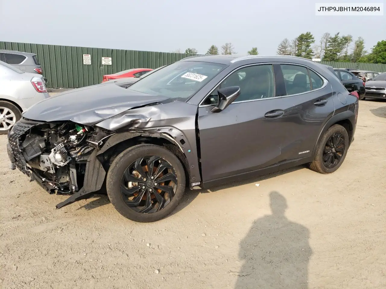 2021 Lexus Ux 250H VIN: JTHP9JBH1M2046894 Lot: 58231625