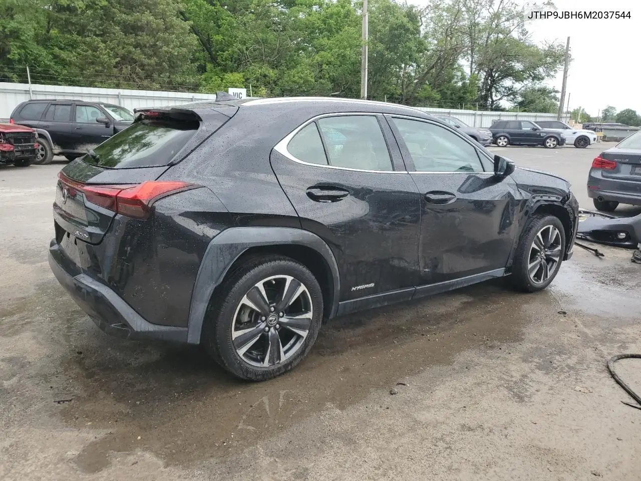 2021 Lexus Ux 250H VIN: JTHP9JBH6M2037544 Lot: 58348695