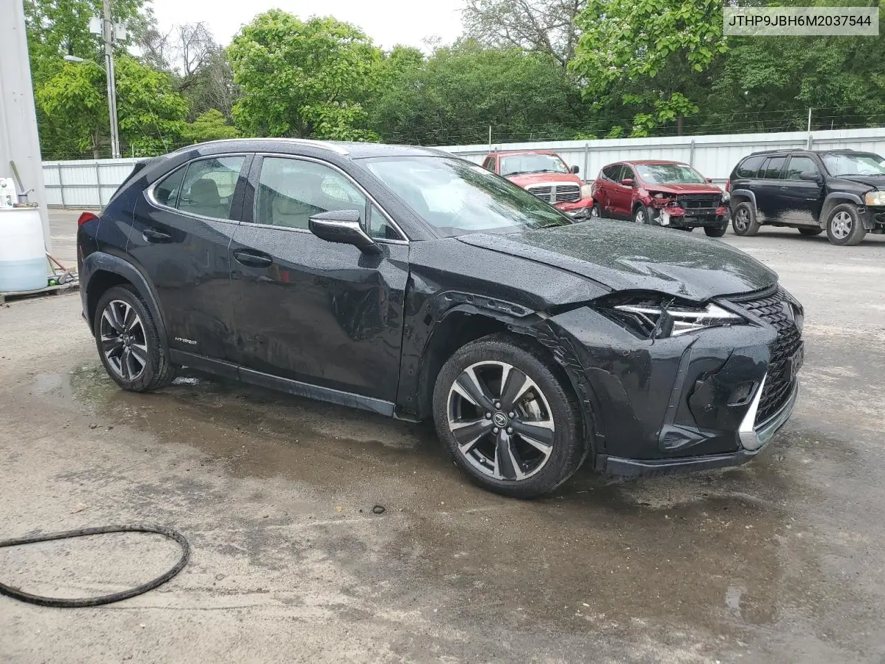 2021 Lexus Ux 250H VIN: JTHP9JBH6M2037544 Lot: 58348695