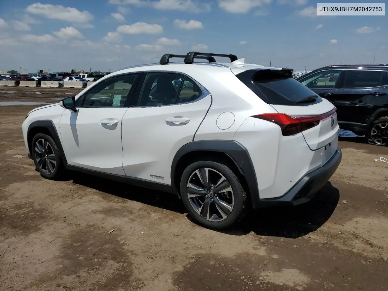 2021 Lexus Ux 250H VIN: JTHX9JBH7M2042753 Lot: 59631445
