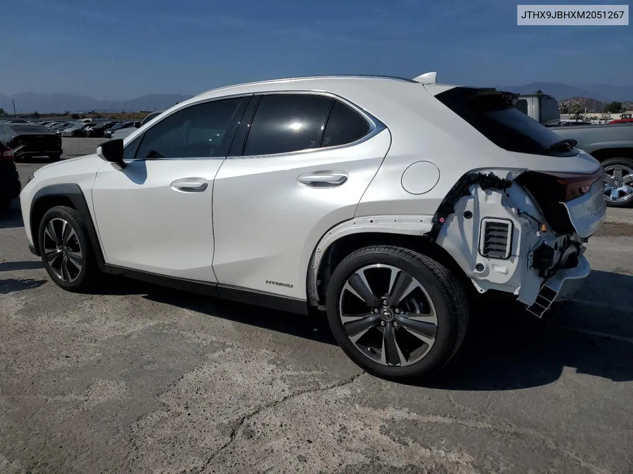 2021 Lexus Ux 250H VIN: JTHX9JBHXM2051267 Lot: 60562305