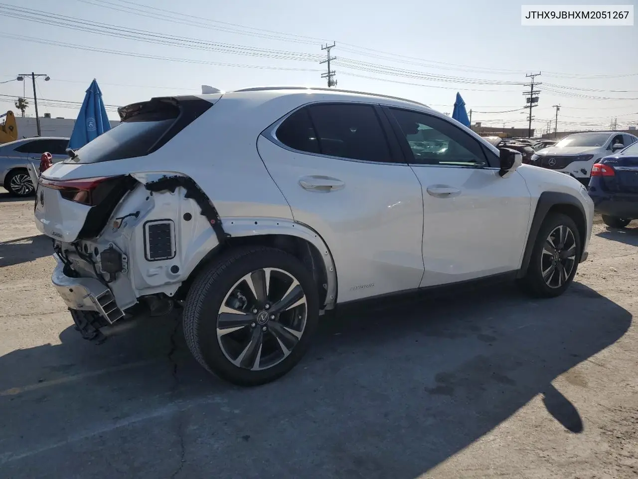 2021 Lexus Ux 250H VIN: JTHX9JBHXM2051267 Lot: 60562305
