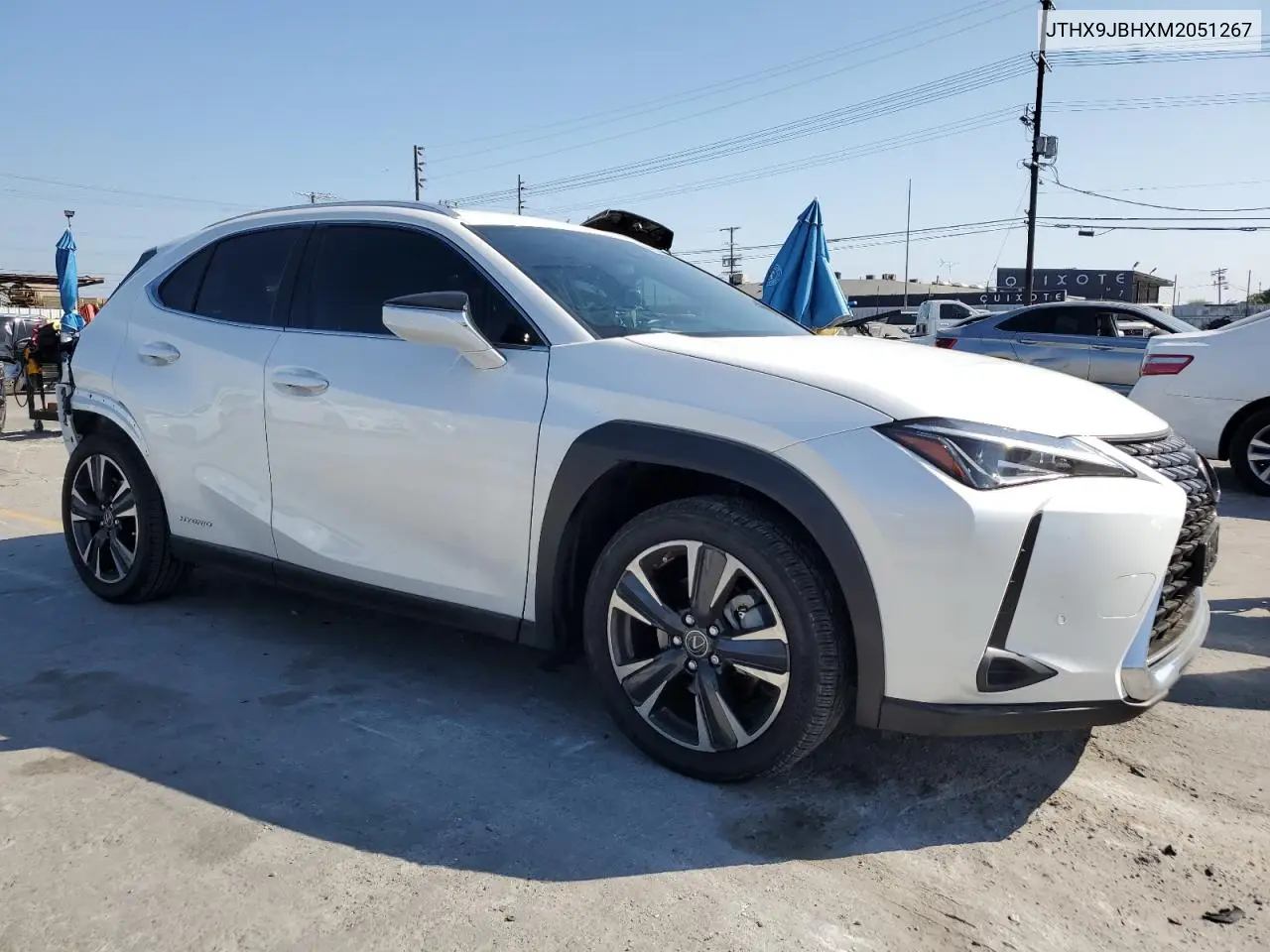2021 Lexus Ux 250H VIN: JTHX9JBHXM2051267 Lot: 60562305