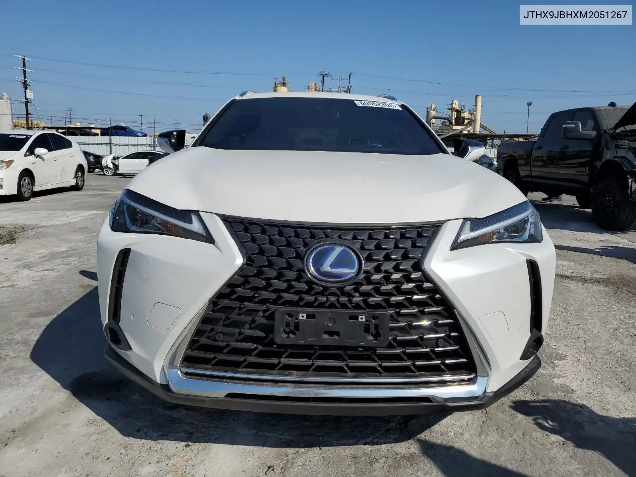 2021 Lexus Ux 250H VIN: JTHX9JBHXM2051267 Lot: 60562305