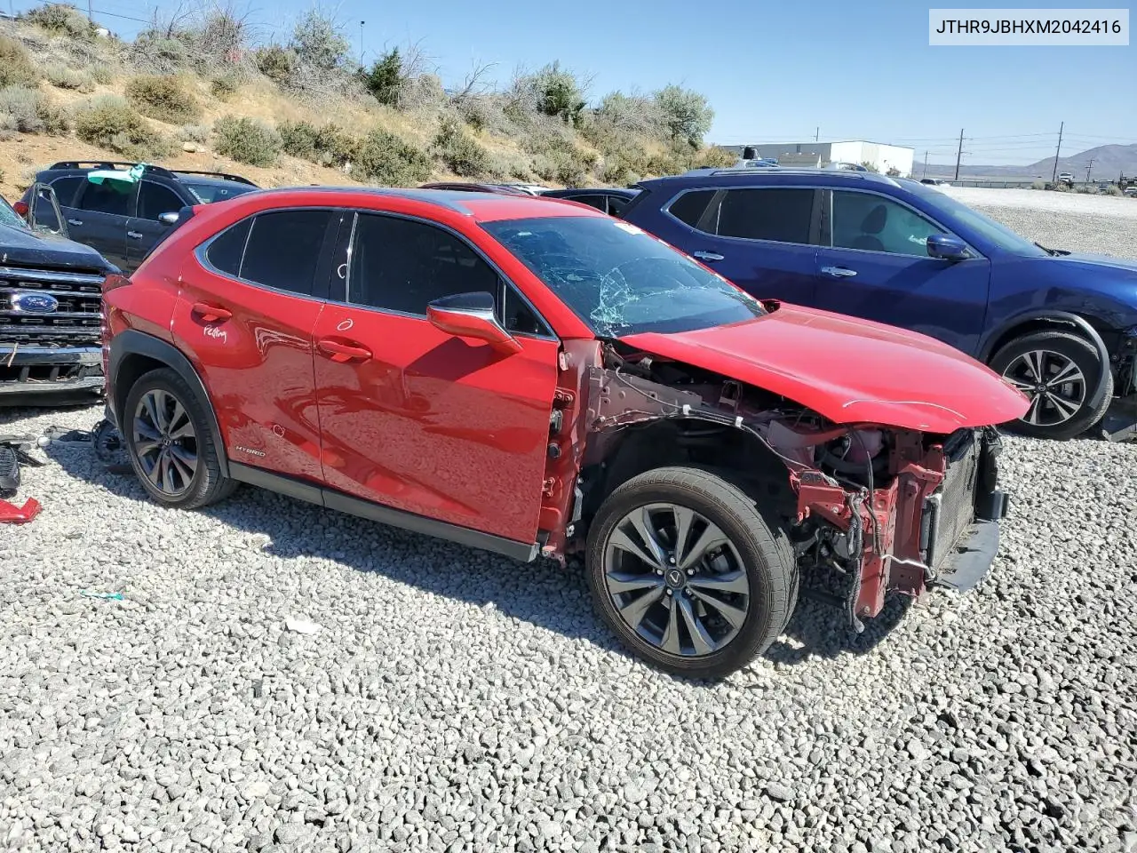 2021 Lexus Ux 250H VIN: JTHR9JBHXM2042416 Lot: 60697785