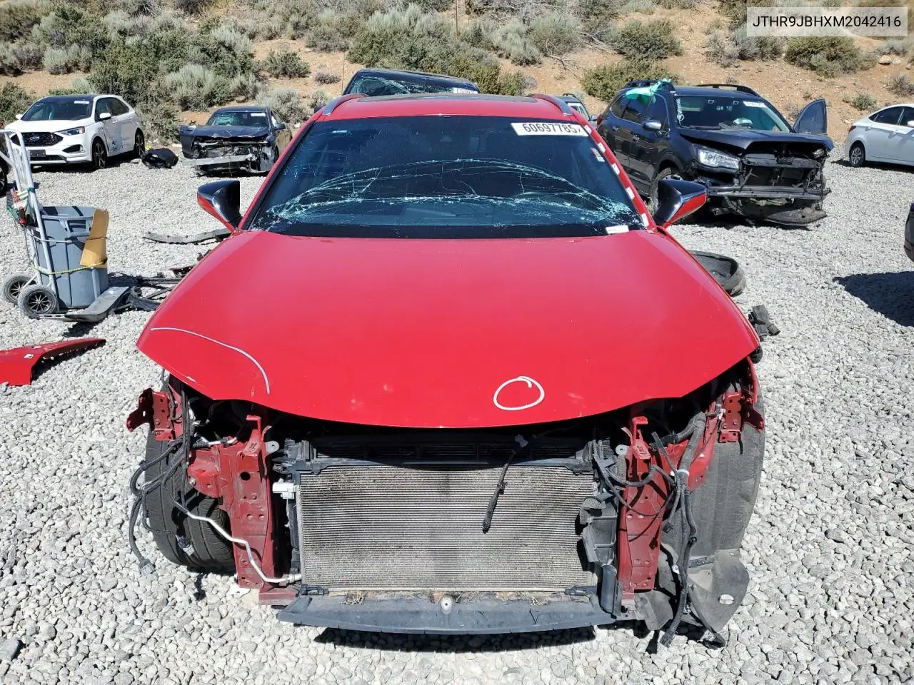 2021 Lexus Ux 250H VIN: JTHR9JBHXM2042416 Lot: 60697785