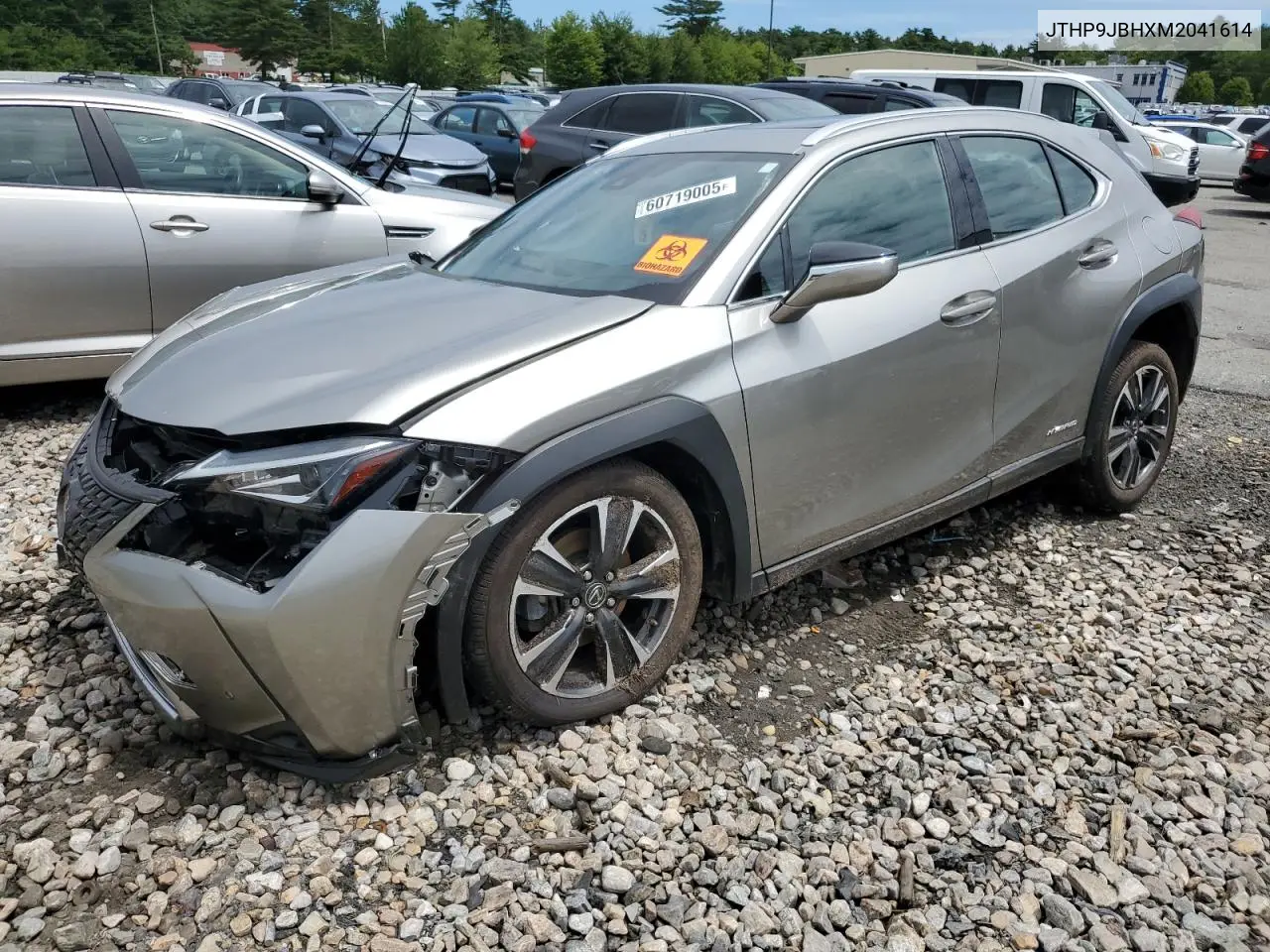 2021 Lexus Ux 250H VIN: JTHP9JBHXM2041614 Lot: 60719005
