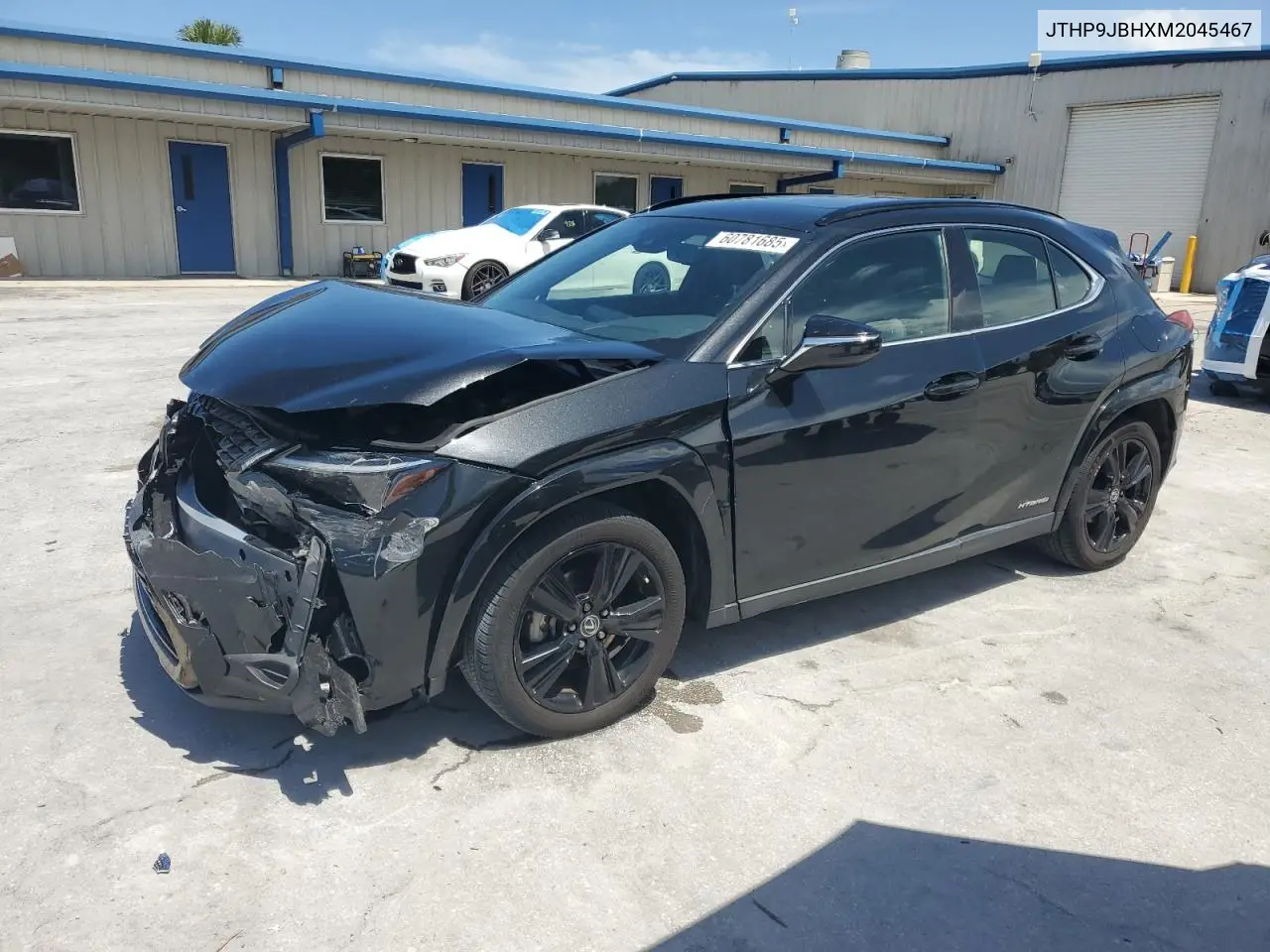 2021 Lexus Ux 250H VIN: JTHP9JBHXM2045467 Lot: 60781685
