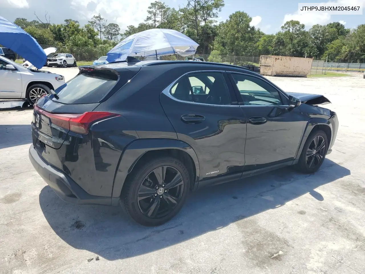 2021 Lexus Ux 250H VIN: JTHP9JBHXM2045467 Lot: 60781685