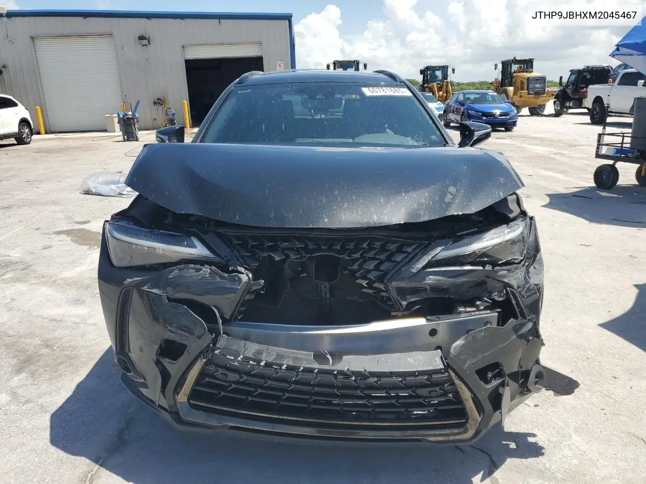 2021 Lexus Ux 250H VIN: JTHP9JBHXM2045467 Lot: 60781685