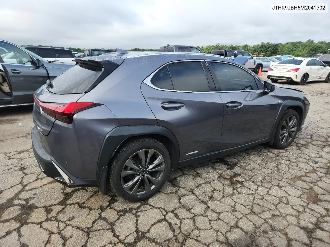 2021 Lexus Ux 250H VIN: JTHR9JBH6M2041702 Lot: 61157525