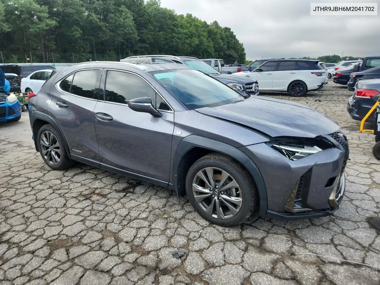 2021 Lexus Ux 250H VIN: JTHR9JBH6M2041702 Lot: 61157525