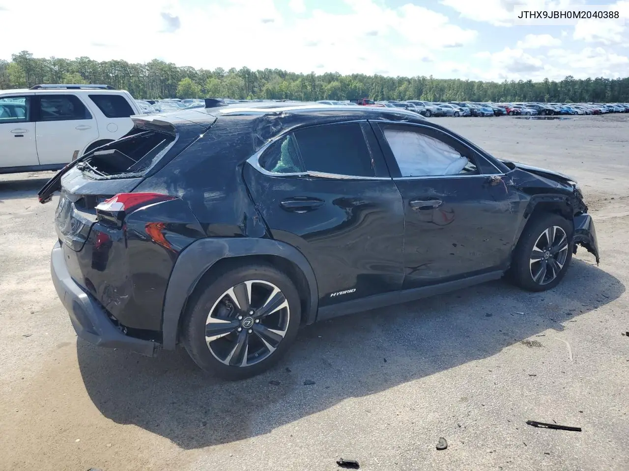 2021 Lexus Ux 250H VIN: JTHX9JBH0M2040388 Lot: 61162665