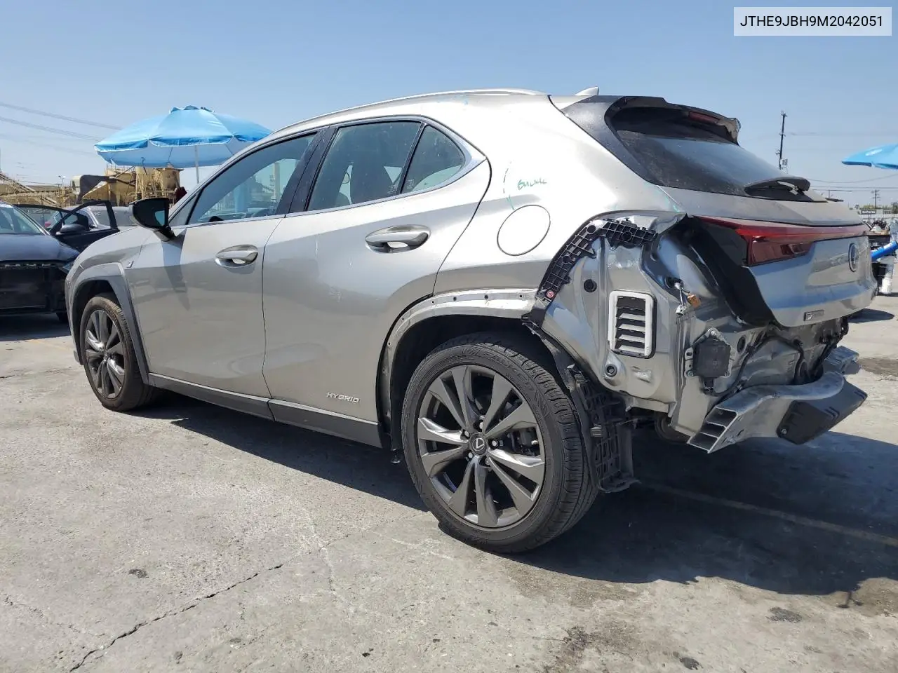 2021 Lexus Ux 250H VIN: JTHE9JBH9M2042051 Lot: 62956415