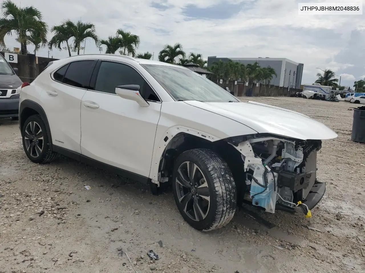 2021 Lexus Ux 250H VIN: JTHP9JBH8M2048836 Lot: 63264695