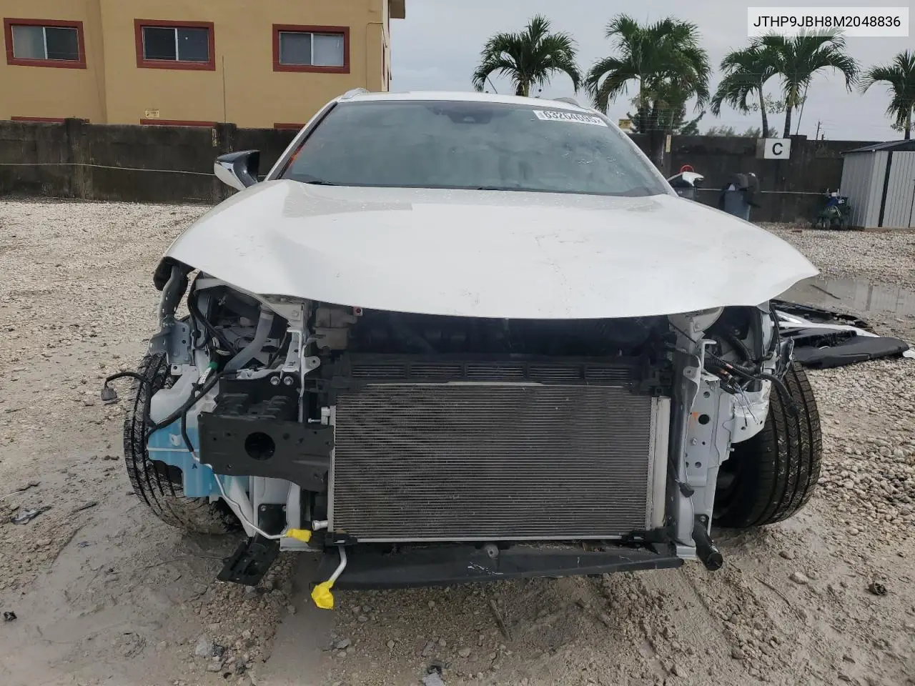 2021 Lexus Ux 250H VIN: JTHP9JBH8M2048836 Lot: 63264695