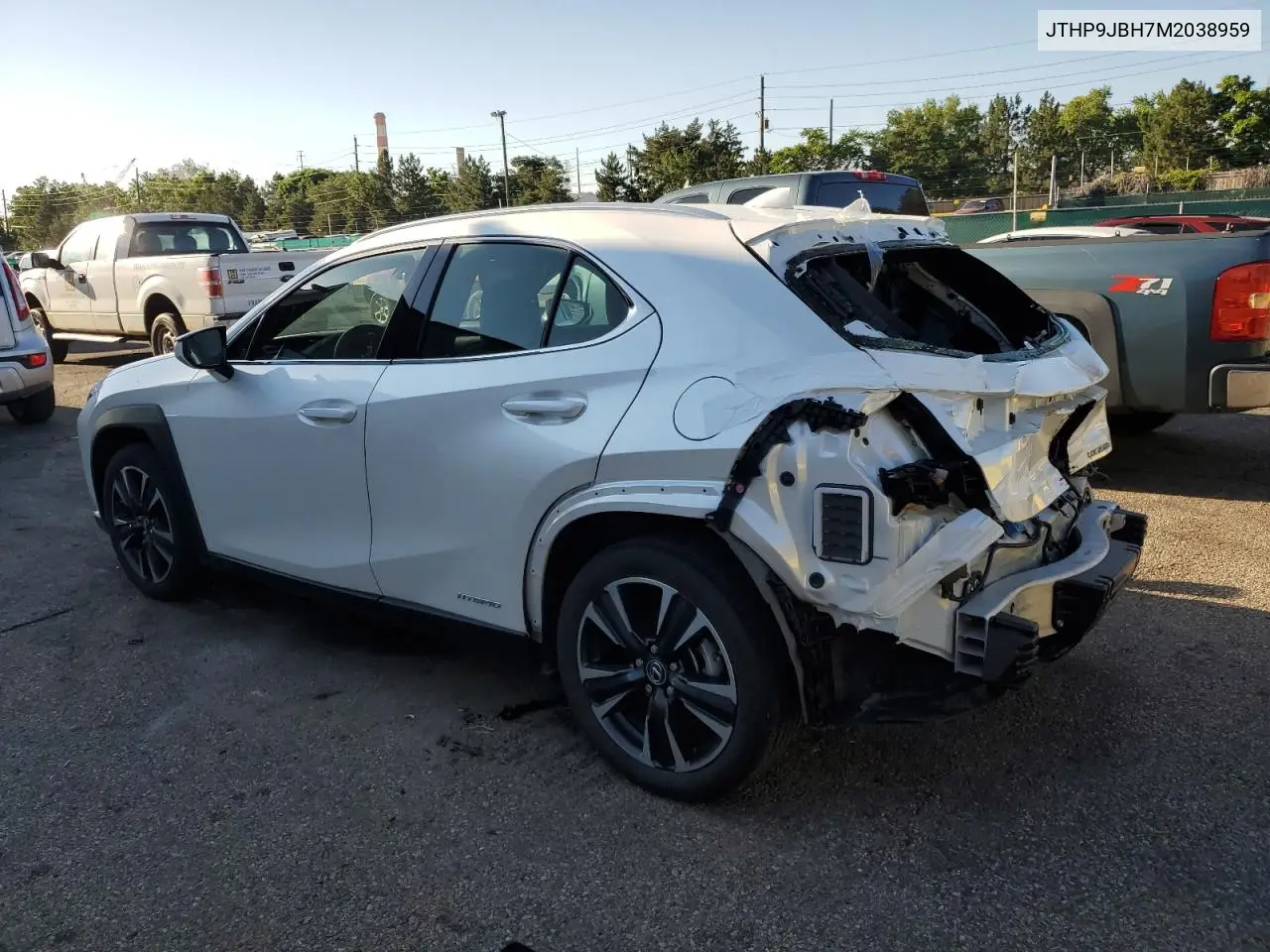 2021 Lexus Ux 250H VIN: JTHP9JBH7M2038959 Lot: 63338305