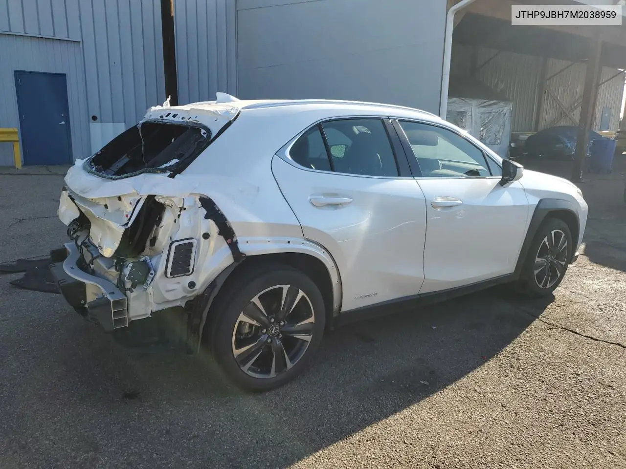 2021 Lexus Ux 250H VIN: JTHP9JBH7M2038959 Lot: 63338305