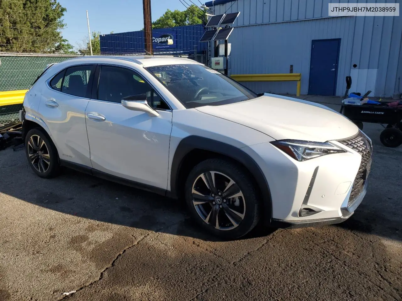2021 Lexus Ux 250H VIN: JTHP9JBH7M2038959 Lot: 63338305