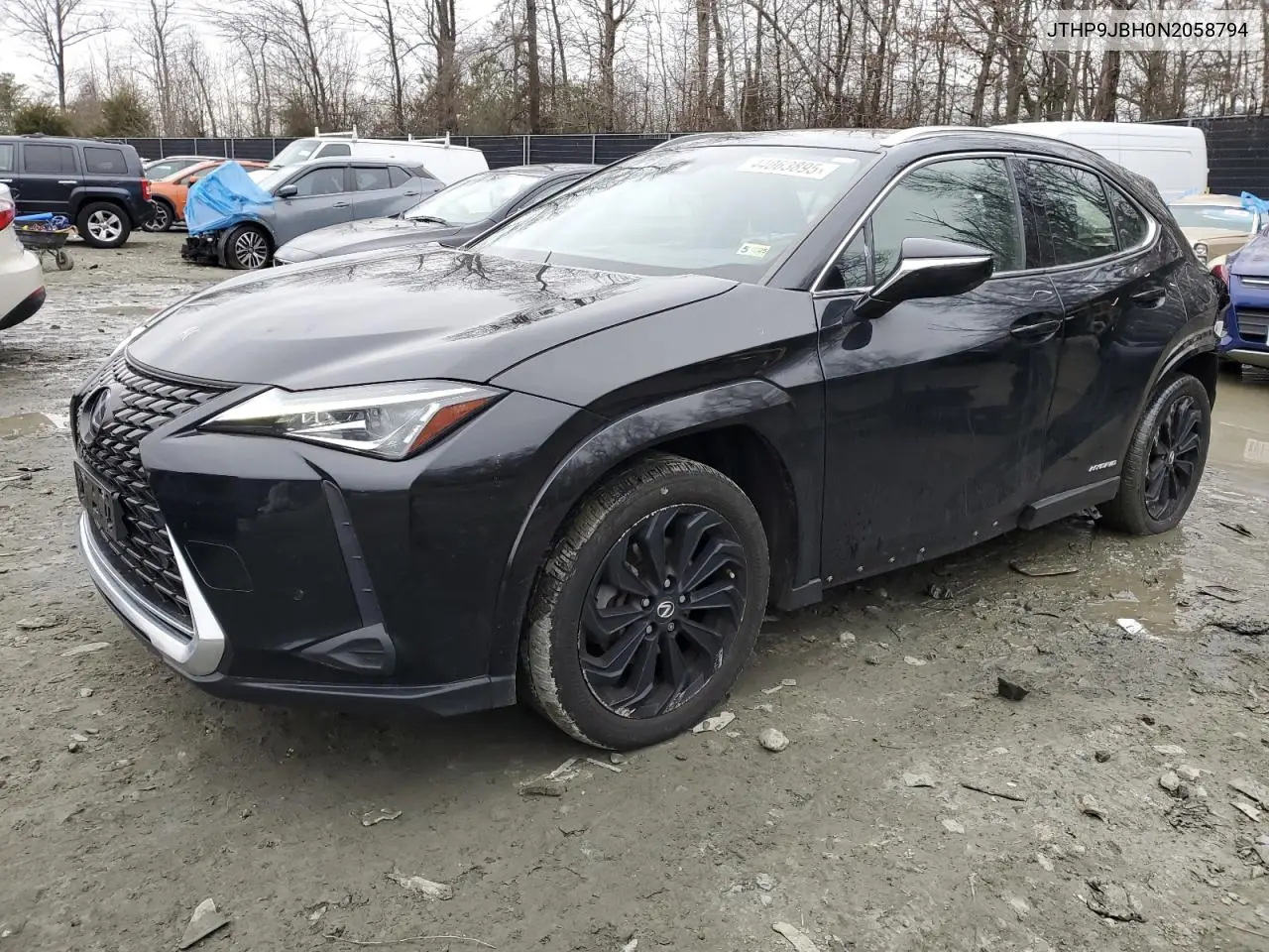 2022 Lexus Ux 250H Base VIN: JTHP9JBH0N2058794 Lot: 44063895