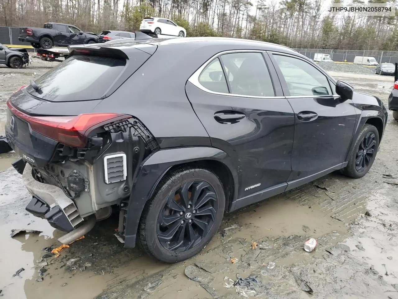 2022 Lexus Ux 250H Base VIN: JTHP9JBH0N2058794 Lot: 44063895