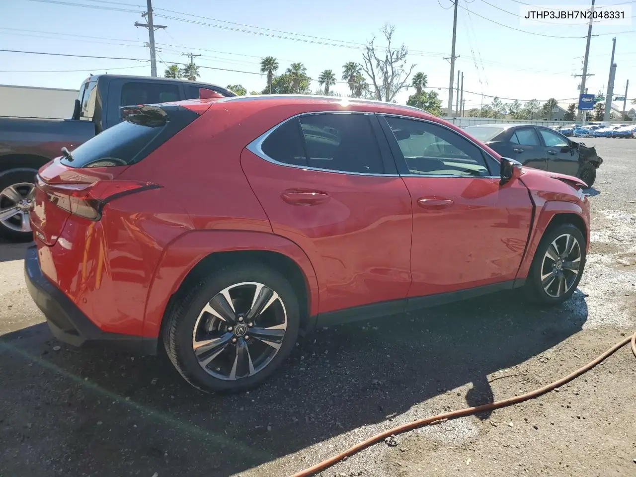 2022 Lexus Ux 200 Base VIN: JTHP3JBH7N2048331 Lot: 50312795