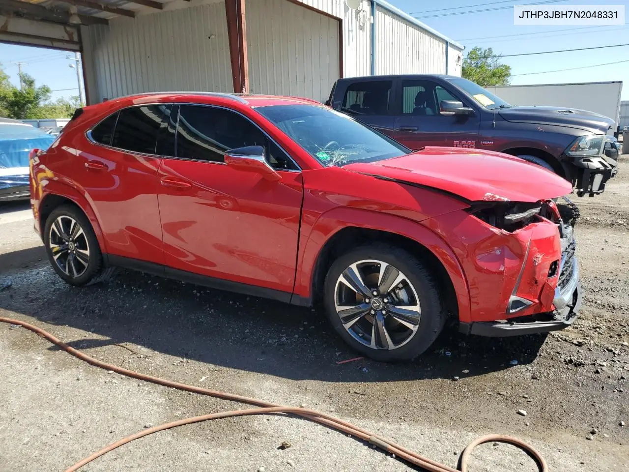 2022 Lexus Ux 200 Base VIN: JTHP3JBH7N2048331 Lot: 50312795