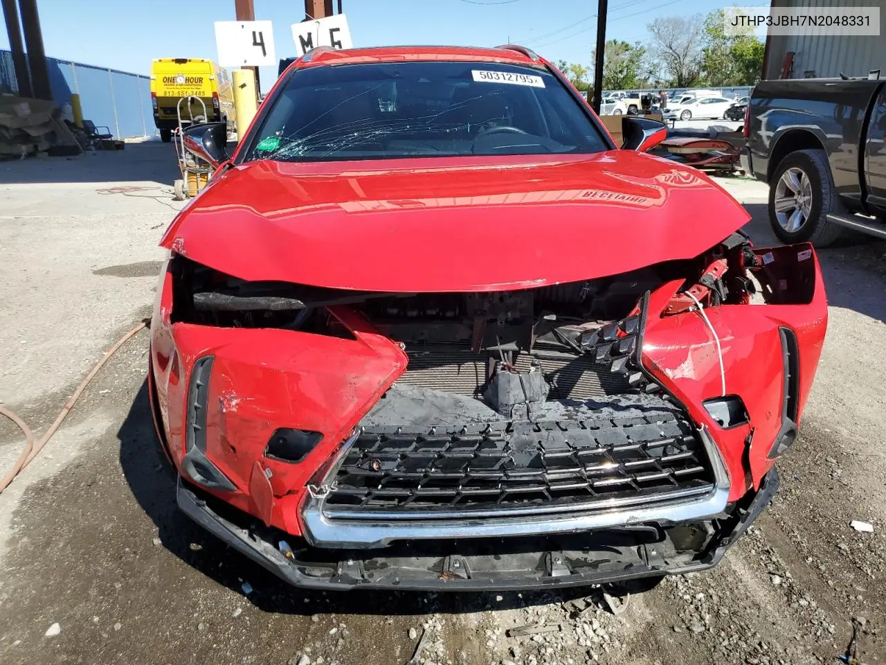 2022 Lexus Ux 200 Base VIN: JTHP3JBH7N2048331 Lot: 50312795