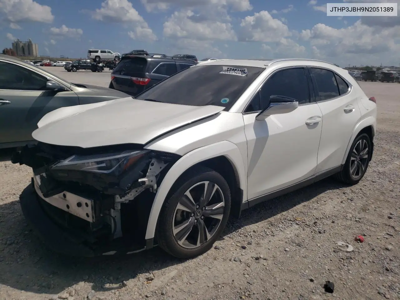 2022 Lexus Ux 200 Base VIN: JTHP3JBH9N2051389 Lot: 55284085