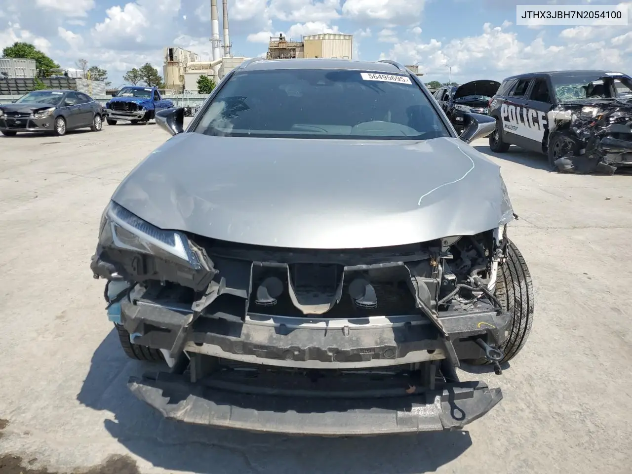 2022 Lexus Ux 200 Base VIN: JTHX3JBH7N2054100 Lot: 56495695