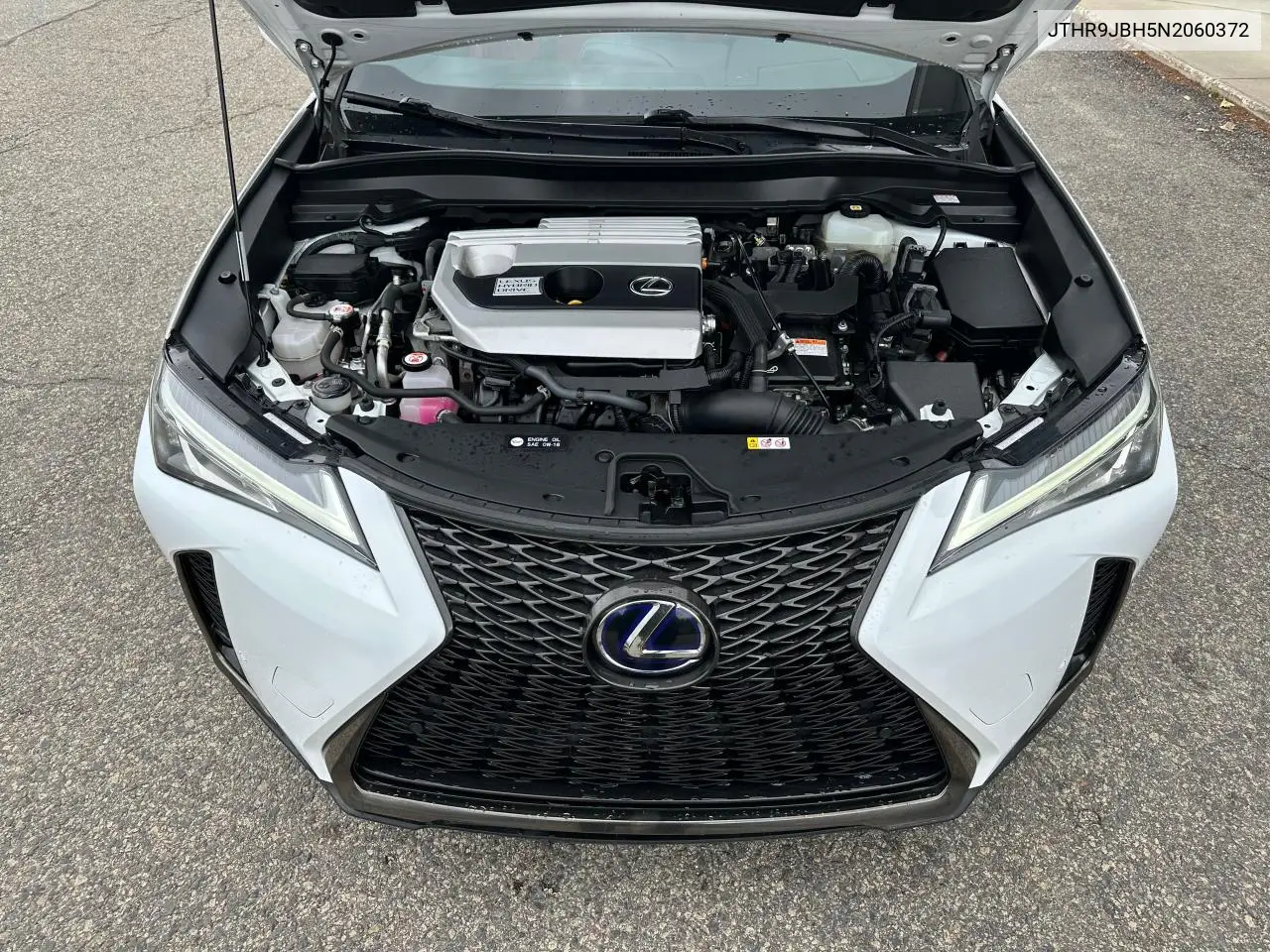 2022 Lexus Ux 250H Base VIN: JTHR9JBH5N2060372 Lot: 61839575
