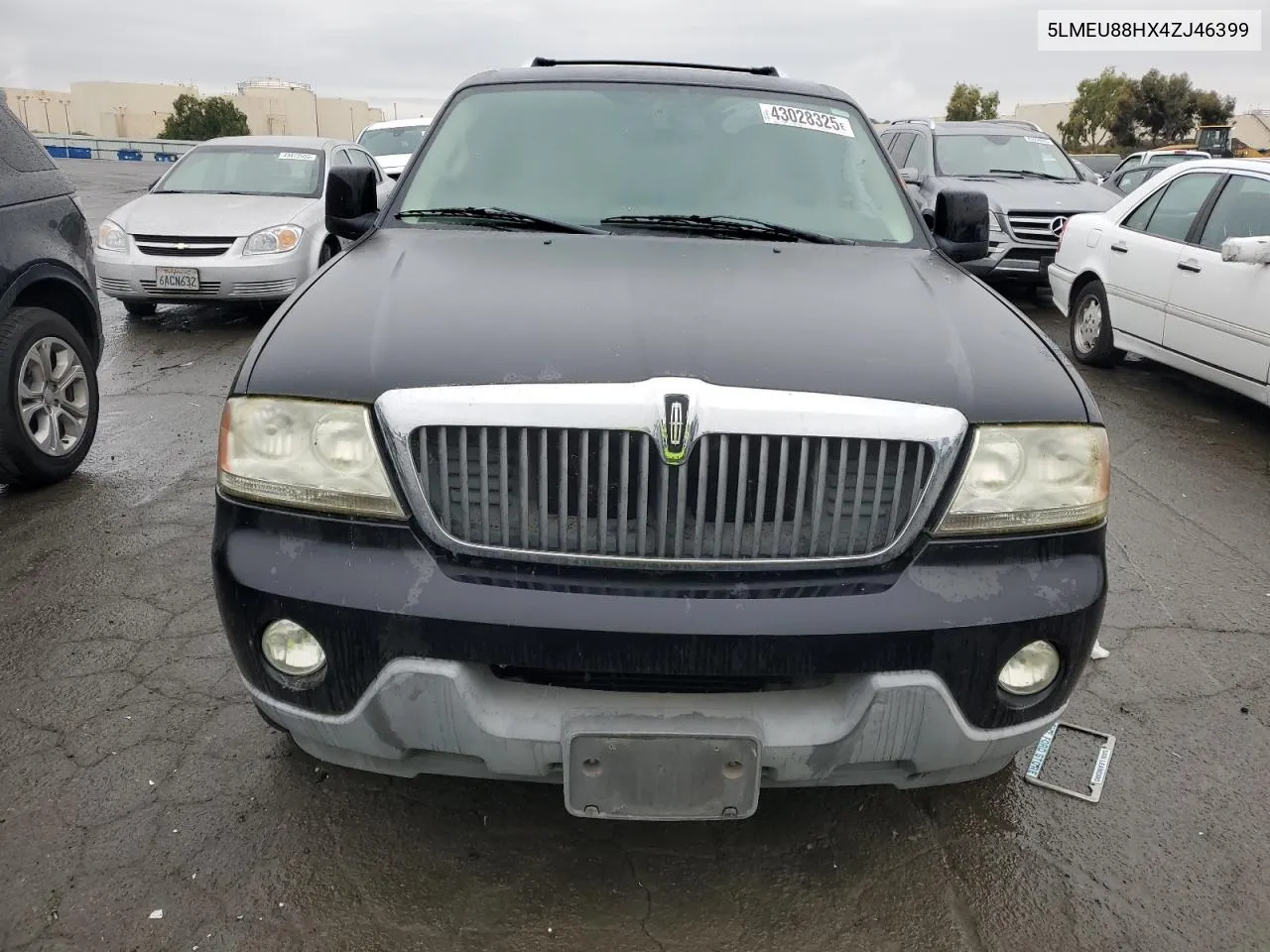 2004 Lincoln Aviator VIN: 5LMEU88HX4ZJ46399 Lot: 43028325