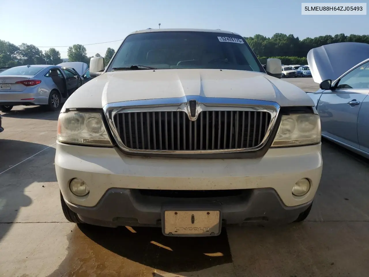 2004 Lincoln Aviator VIN: 5LMEU88H64ZJ05493 Lot: 52428175