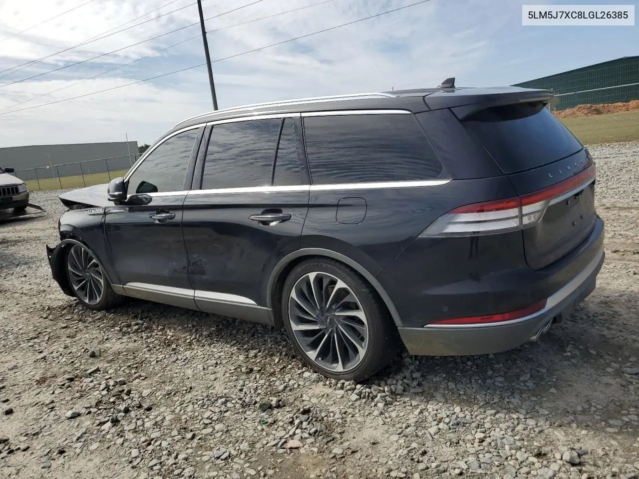 2020 Lincoln Aviator Reserve VIN: 5LM5J7XC8LGL26385 Lot: 45191005