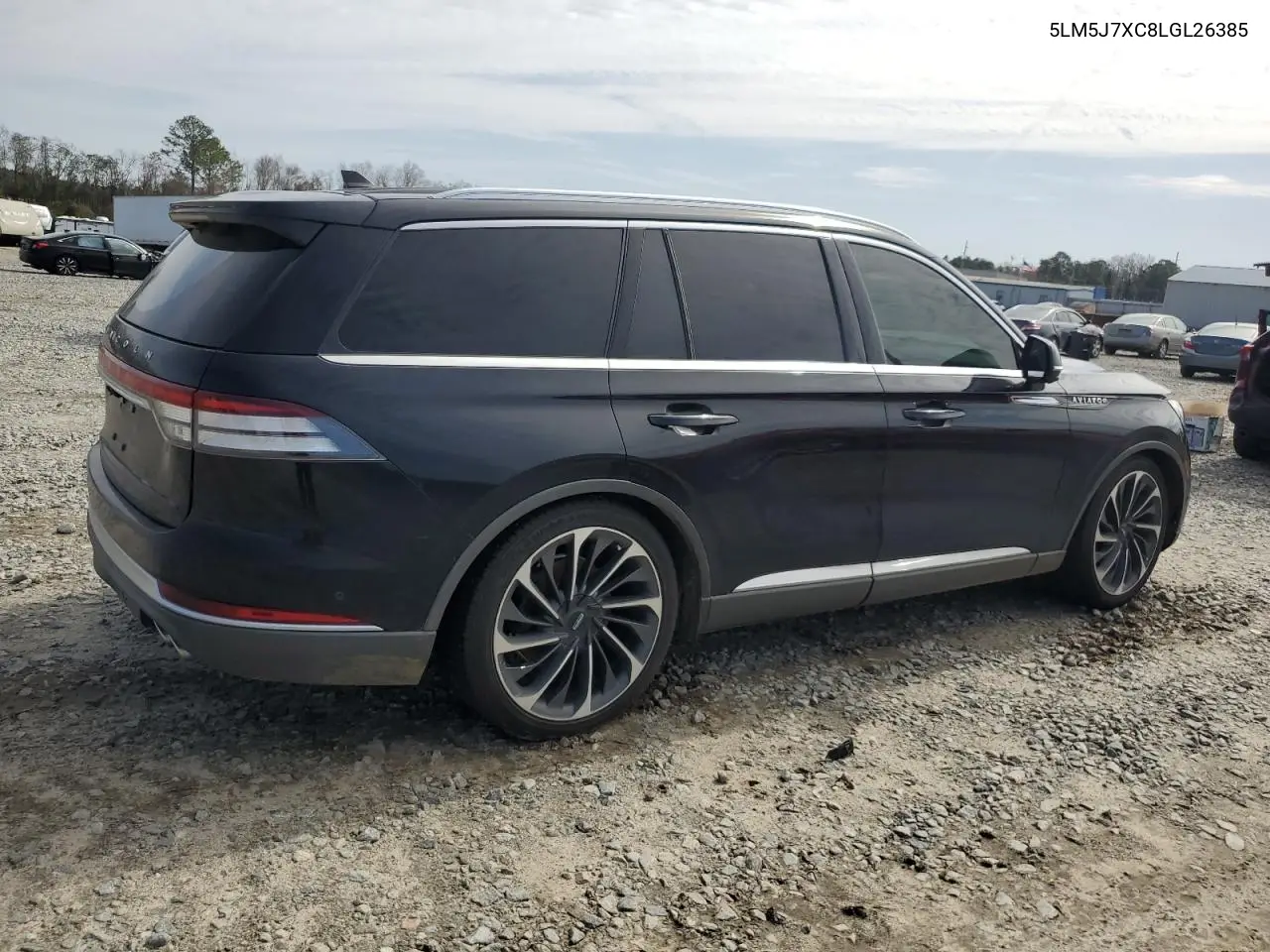 2020 Lincoln Aviator Reserve VIN: 5LM5J7XC8LGL26385 Lot: 45191005
